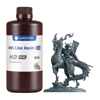 3D Printer Resin ANYCUBIC ABS-Like Resin 3.0, 1 kg, Gray