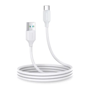 Кабель Joyroom Long-Lasting Series A9 USB-A / USB-C 3A 1м, белый