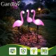 Gardlov saules enerģijas dārza lampas Flamingo, 3 gab.