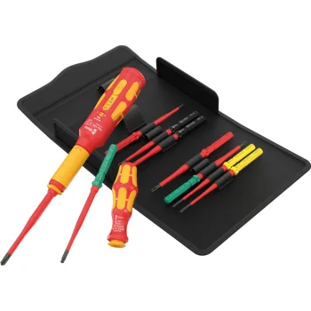 Wera Kraftform Kompakt VDE Safe Torque Speed Set Basic 1 Screwdriver Set, 11 Pieces