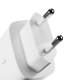 Puro PROLITE 20W USB-A / USB-C wall charger + USB-C - USB-C cable 1.2m - white