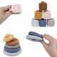 Kruzzel 00024812 Soft Sensory Blocks for Kids, 13 pcs