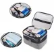 Дорожная косметичка-кейс Kosmetyczka Kuferek, серебристая