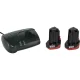 Akumulatora urbjmašīna-skrūvgriezis Metabo PowerMaxx BS Basic Set, 12V, 2x 2.0 Ah