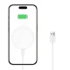 Tech-Protect QI15W-A33 bezvadu lādētājs ar MagSafe un statīvu - balts