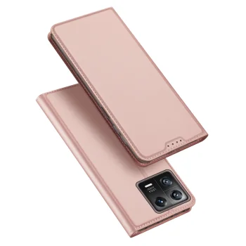 Dux Ducis Xiaomi 13 atverams vāciņš maciņš grāmatiņa Skin Pro, rozā