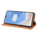 OnePlus 7T Vintage Style Magnetic Leather Wallet Protective Case Cover, Brown | Чехол для Телефона...