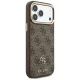 Guess 4G vāciņš ar maku un MagSafe iPhone 18 Pro Max / 17 Pro Max, brūns