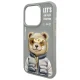 Nimmy iPhone 15 Pro Max Case Cool&Cute 2.0 Bear, Gray