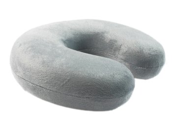 Travel Neck Pillow DA485 Memory Foam, Grey