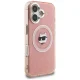 Чехол Karl Lagerfeld IML Choupette Head Logo MagSafe для iPhone 16, розовый