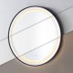 ModernHome Round LED Bathroom Mirror, 60 cm, Anti-Fog