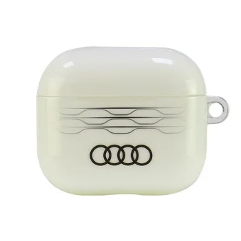 Audi IML Geometric Pattern AirPods 3 Case, White