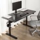 Эргономичный стол Ergo Office ER-453, черный, 140x68см