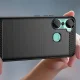 Vāciņš Infinix Hot 12 Pro Carbon Case, elastīgs TPU apvalks, melns