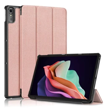 Lenovo Tab P11 Gen 2 (TB350FU) Trifold Stand PU Leather Hard Protective Cover Case, Rose Gold | Чехол Книжка...
