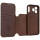 Decoded Leather Detachable Wallet Case for iPhone 17 Pro, Brown