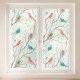 Static Cling Window Film with Bird Pattern 45x200 cm, Frosted