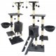 Cat House Tree with Sisal Scratching Posts - 138cm, 6 levels