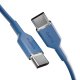 Кабель Puro ICON USB-C - USB-C 1.5м, синий