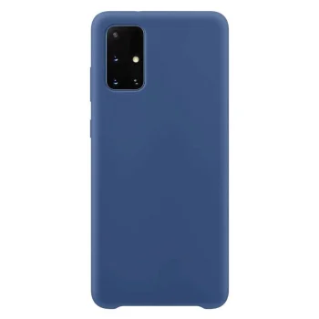 Силиконовый чехол для Samsung Galaxy A72 4G, темно-синий
