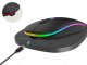Bezvadu optiskā 2.4 GHz Bluetooth slim datora pele klēpjdatoram, melna