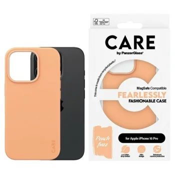 CARE by PanzerGlass iPhone 16 Pro vāciņš Fashion Case Peachy MagSafe