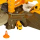 Multi-Level Electric Car Track Construction Site Playset with Crane and Cars