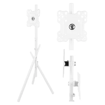 Напольная стойка для ТВ Maclean MC-181 W (27-55", 60кг, VESA 200x200)