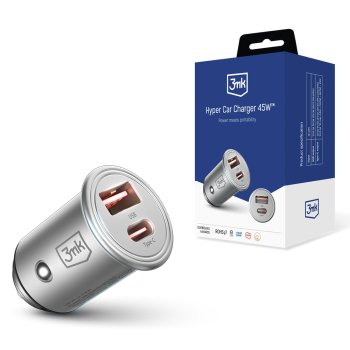 3mk Hyper Auto Lādētājs 45W | Phone Car Charger