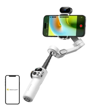 Стабилизатор для смартфона Aochuan Smart X2 с ИИ-сенсором, белый