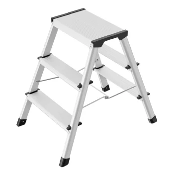 Divpusējas saliekamās kāpnes Hailo D60 StandardLine, 2x3 pakāpieni