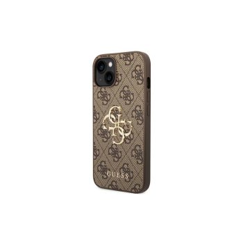 Guess GUHCP14S4GMGBR iPhone 14 6,1\" brown hardcase 4G Big Metal Logo
