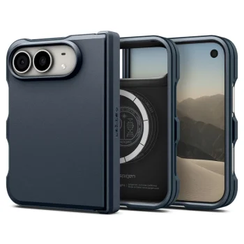 Spigen Tough Armor T MagSafe vāciņš iPhone Duo, tumši zils