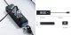 Orico PW3UR-U3 USB centrmezgls ar 3x USB 3.0 un RJ45 portu, melns