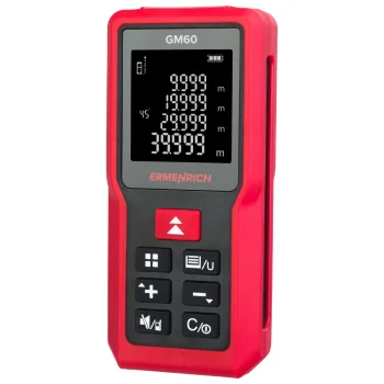 Лазерный дальномер Ermenrich Reel GM60 0.05–60 м, Красно-черный