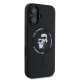 Apple iPhone 16 Plus 6.7\'\' Karl Lagerfeld Karl&Choupette Glitter MagSafe Cover Case, Black | Чехол Кейс...