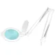 Kosmetoloģijas LED lampa ar lupu un statīvu Glow Moonlight 8012/5\", balta