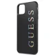 Apple iPhone 11 Pro Max 6.5\'\' Guess Glitter Logo Case Cover (GUHCN65LGMLBK), Black | Чехол Кейс Бампер...