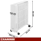 Масляный обогреватель Kaminer Arvell 2500W, 11 секций, WiFi, белый