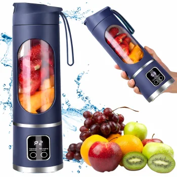 Portable Blender for Smoothies Cordless USB Rechargeable Personal Mini Mixer, purple
