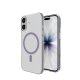 Puro iPhone 17 vāciņš Lite Mag, caurspīdīgs ar rozā gredzenu
