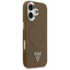 Чехол Guess Triangle Logo MagSafe для iPhone 17 Коричневый