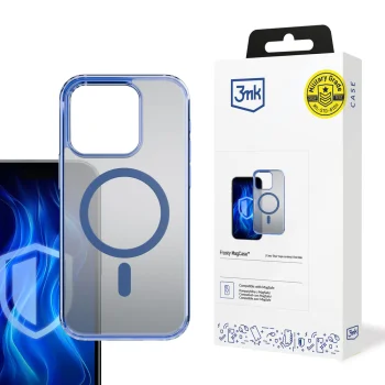3mk Protection iPhone 14 Pro Max Case Frosty MagCase, Blue