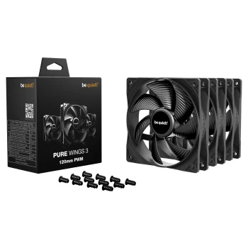 Вентилятор для корпуса Be Quiet! Pure Wings 3 120mm PWM 3 шт. Черный