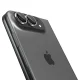 Kameras aizsargstikls Spigen Optik Pro Glas.tR EZ Fit priekš iPhone Duo, 2 gab., balts