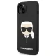 Karl Lagerfeld Silicone Karl\'s Head vāciņš iPhone 14 Plus, melns