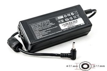 Extra Digital barošanas bloks Asus klēpjdatoriem (45W, 19V, 2.37A, 3.1x1.1mm)