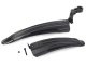 Bicycle Mudguards Front and Rear Set, 2 pcs, Black