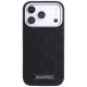 Чехол Karl Lagerfeld Grained Mono Resin Logo MagSafe для iPhone 17 / 18 Pro Max, черный